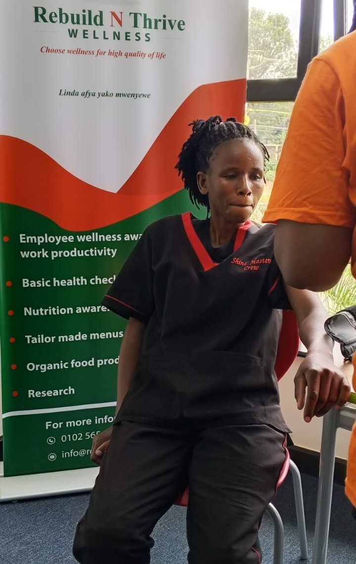 Shine Masters employee health check-up session